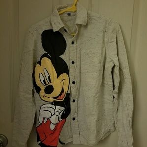 Denim Mickey Mouse Top